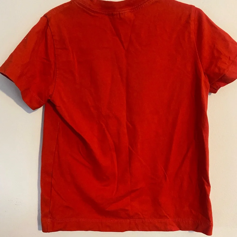 Hanna Andersson Monster truck applique shirt 100 / 4 red embroidered - Picture 5 of 5